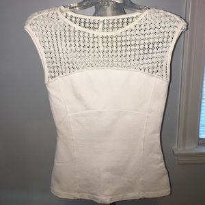 White Karen Millen shirt. Fun and comfortable!